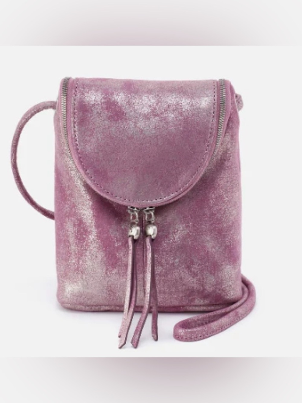 Hobo Fern Crossbody - Limited Edition - Soft Metallic Violet Leather